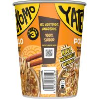 Fideos orientales variedad pollo YATEKOMO, cup 60 g