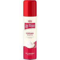 Espuma de afeitar piel sensible LA TOJA, spray 250 ml Espuma de afeitar piel sensible LA TOJA, spray 250 ml