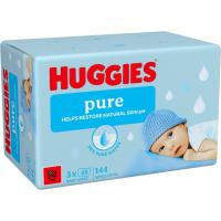 Toallitas Pure HUGGIES, pack 3x48 uds Toallitas Pure HUGGIES, pack 3x48 uds