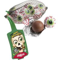 Ojos chocolate rellenos popping candy Halloween DEKORA, red 75 g
