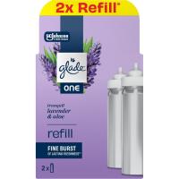 Ambientador lavanda GLADE, recambio, pack 2 uds