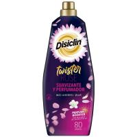 Suavizante con perfume twister rose DISICLIN, botella 80 dosis