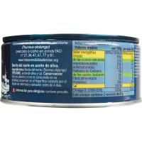 Bonito en aceite de oliva EROSKI, lata 266 g