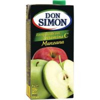 Zumo de manzana DON SIMON, brik 1 litro Zumo de manzana DON SIMON, brik 1 litro