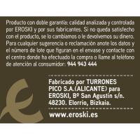 Turrón de yema tostada EROSKI, caja 250 g