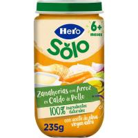 Tarrito de zanahorias-arroz HERO, tarro 235 g Tarrito de zanahorias-arroz HERO, tarro 235 g