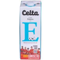 Leche entera CELTA, brik 1,5 litros Leche entera CELTA, brik 1,5 litros