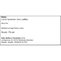 Sidra EL GAITERO ETIQUETA NEGRA, botella 75 cl Sidra EL GAITERO ETIQUETA NEGRA, botella 75 cl