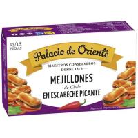 Mejillón picante PALACIO DE ORIENTE, lata 115 g Mejillón picante PALACIO DE ORIENTE, lata 115 g