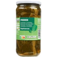 Espinaca EROSKI, frasco 425 g 