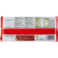 Chocolate con leche EROSKI BASIC, pack 3x150 g