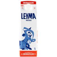 Leche desnatada LEYMA, brik 1 litro