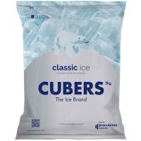 Cubitos de hielo macizo, bolsa 2 kg