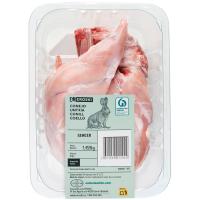Conejo entero EROSKI, pieza al peso aprox. 1.3 kg