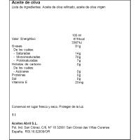 Aceite oliva suave ABRIL, botella 1 litro