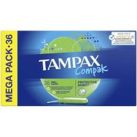 Tampón super TAMPAX Compak , caja 36 uds