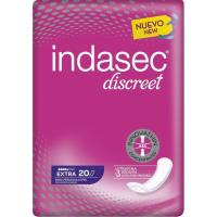 Compresa de incontinencia extra INDASEC Discreet, paquete 20 uds