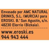 Zumo de naranja EROSKI, pack 6x20 cl