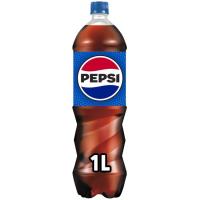 Refresco de cola PEPSI, botella 1 litro