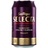 Cerveza SAN MIGUEL Selecta, lata 33 cl