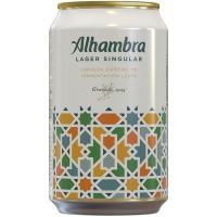 Cerveza ALHAMBRA SINGULAR LAGER, lata 33 cl