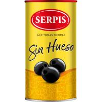 Aceitunas negras sin hueso EL SERPIS, lata 150 g