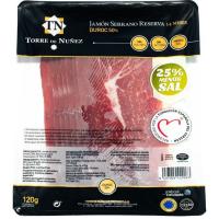 Jamón serrano TORREZ NUÑEZ, sobre 120 g