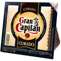 Queso curado GRAN CAPITAN, cuña 250 g