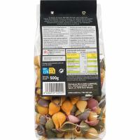 Conchiglie Ai Cinque Colori EROSKI SELEQTIA, paquete 500 g
