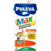 Leche infantil con cereales y omega 3 PULEVA, brik 1 litro