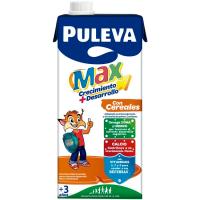 Leche infantil con cereales y omega 3 PULEVA, brik 1 litro