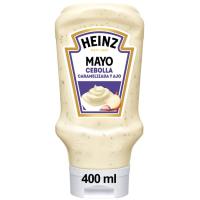 Mayonesa con cebolla caramelizada HEINZ, bocabajo 400 ml