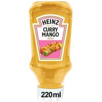 Salsa de curry-mango HEINZ, bocabajo 220 g