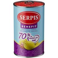 Aceitunas SERPIS BENEFIT, lata 130 g