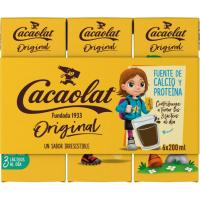 Batido de cacao CACAOLAT, pack 6x200 ml