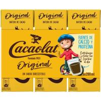 Batido de cacao CACAOLAT, pack 6x200 ml