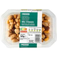 Mix de frutos secos classic EROSKI, tarrina 165 g