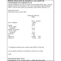 Bebida de arándanos y uva GRANINI, botella 1 litro