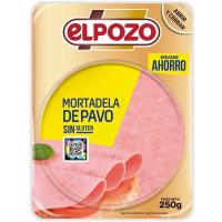 Mortadela de pavo ELPOZO, bandeja 225 g