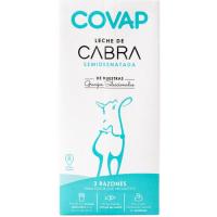 Leche semidesnatada de cabra COVAP, brik 1 litro