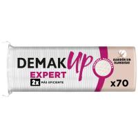 Discos desmaquillantes redondos expert DEMAK'UP, paquete 70 uds.