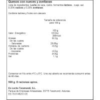 Queso nueces-avellanas TARAMUNDI, pieza 550 g