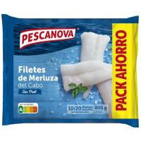 Filetes de merluza sin piel PESCANOVA, bolsa 800 g