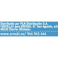 Yogur natural cremoso edulcorado 0% EROSKI, pack 4x125 g