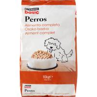 Alimento completo para perro EROSKI BASIC, saco 10 kg