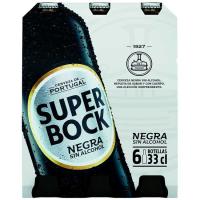 Cerveza sin alcohol SUPERBOCK, pack 6x33 cl