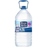 Agua mineral FONT VELLA, garrafa 6,25 litros
