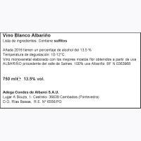 Albariño R. Baixas CONDES DE ALBAREI, botella 75 cl