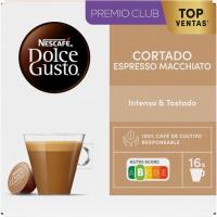 Café cortado DOLCE GUSTO, caja 16 uds