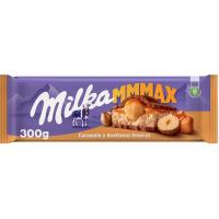 Chocolate con caramelo-avellana MILKA, tableta 300 g